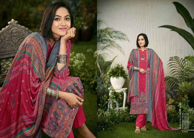 Jhalak By Nishant Printed Winter Wear Pashmina Dress Material Wholesale Online